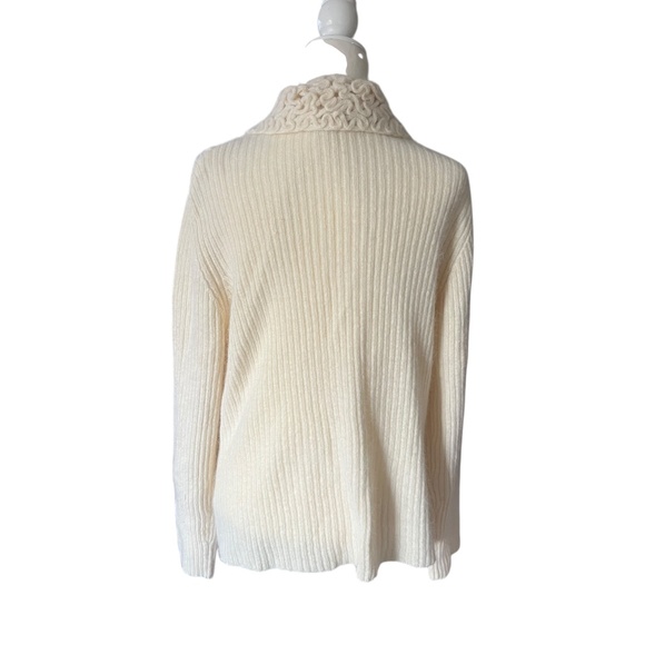 Coldwater Creek Angora & Wool-Blend Knit Cardigan Large - Picture 4 of 6